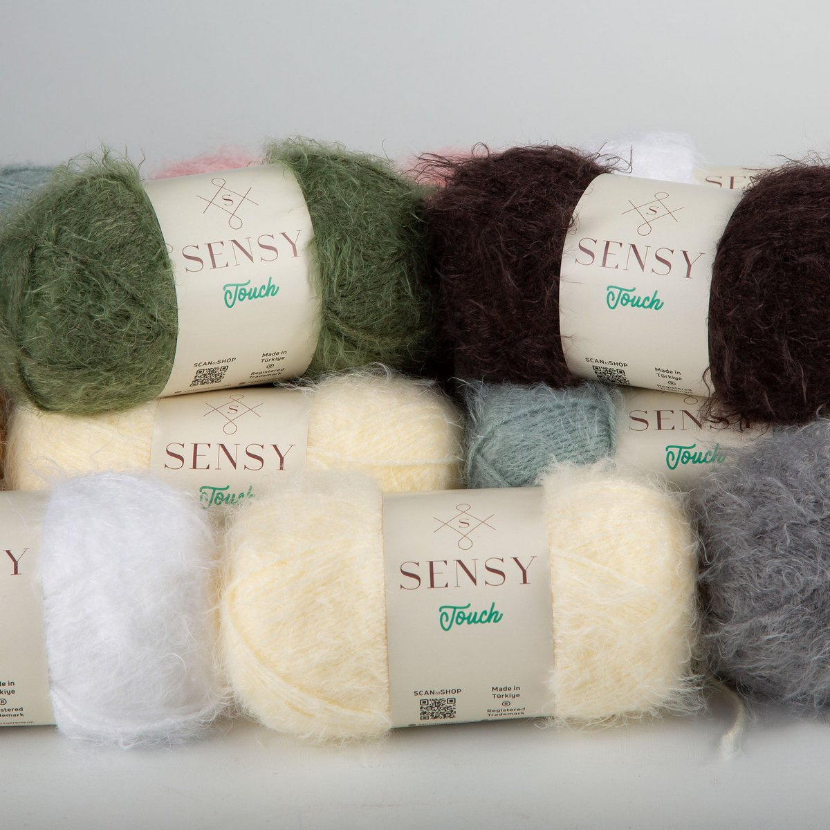 Filato Sensy Touch, 3,5 once, 268 iarde, calibro 3 leggero