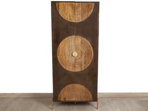 CABINET WITH WOODEN SHELVES MEDALLION HM152310