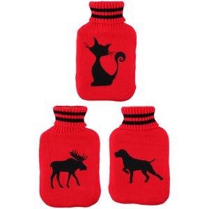 Wärmflasche mit Strickbezug 2L