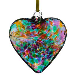 Cœur de l'Amitié 12 cm - Multicolore Turquoise
