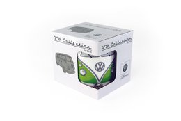 Tazza da caffè Volkswagen VW T1 Bus 370 ml in confezione regalo - Anteriore/verde