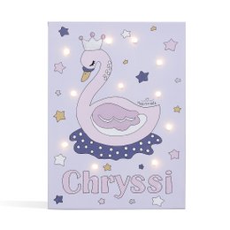 Toile Lumineuse Led Cygne