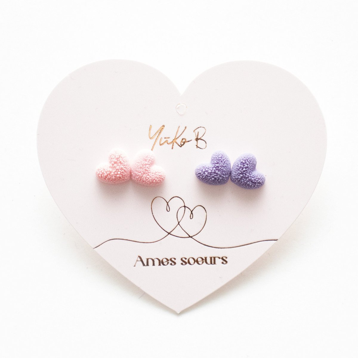 Duo Earrings - Soul Mates - Hearts