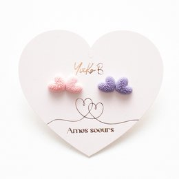 Duo Earrings - Soul Mates - Hearts