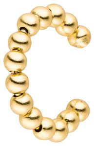 Earcuff 925 zilveren balletjes - goud