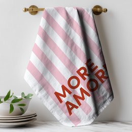 Geschirrtuch Bio Baumwolle - More Amore - Nr. 8