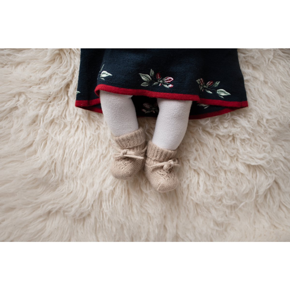 "Zuzu" Baby Cashmere Booties (0-6 months)