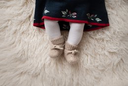 "Zuzu" Baby Cashmere Støvler (0-6 måneder)