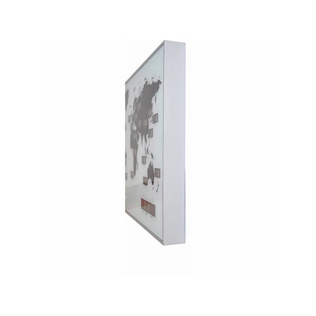 Wereldklok NeXtime Chiffre de l'heure mondiale 55 x 36 cm