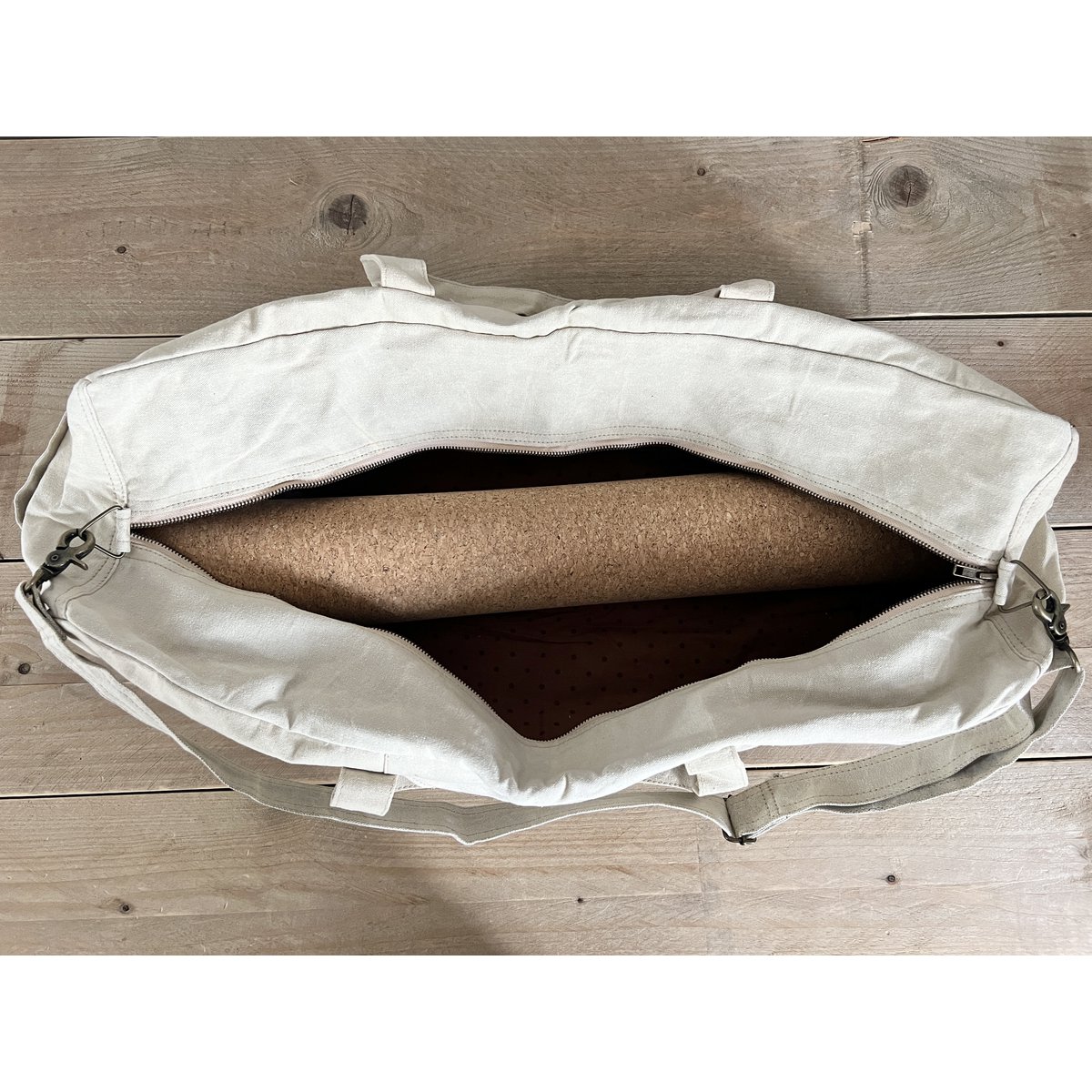 MultiBag blanco light canvas (travel, yoga, beachbag)
