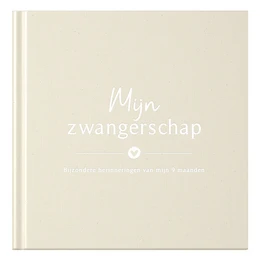 Fyllbøger Min graviditetsdagbog - Linen Beige