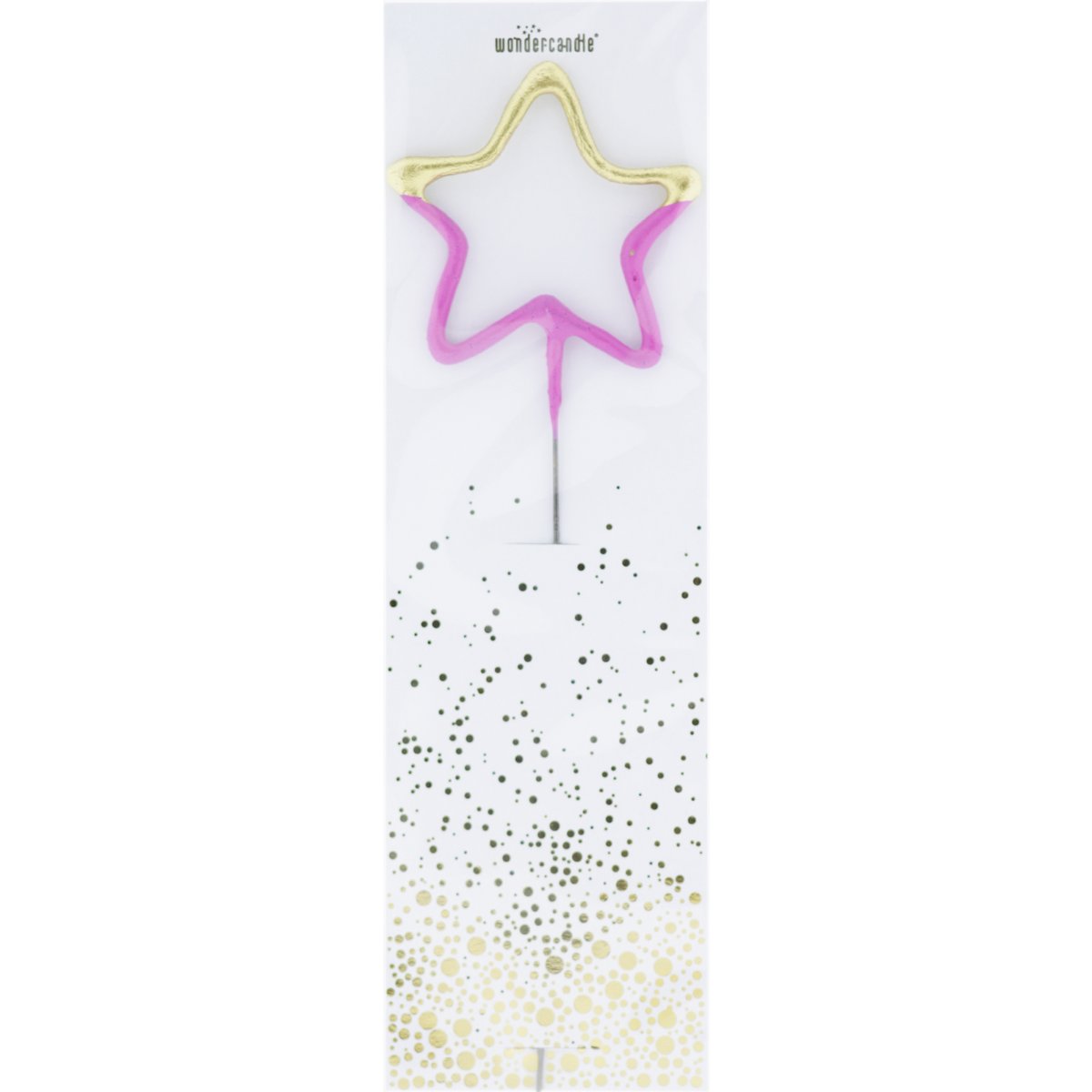 Stern Bicolor 2-farbig gold pink Wondercandle® classic