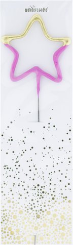 Stern Bicolor 2-farbig gold pink Wondercandle® classic