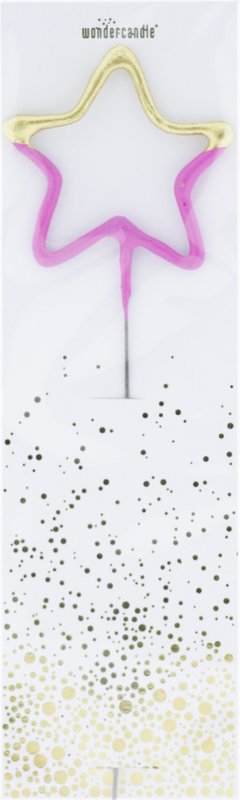 Stern Bicolor 2-farbig gold pink Wondercandle® classic