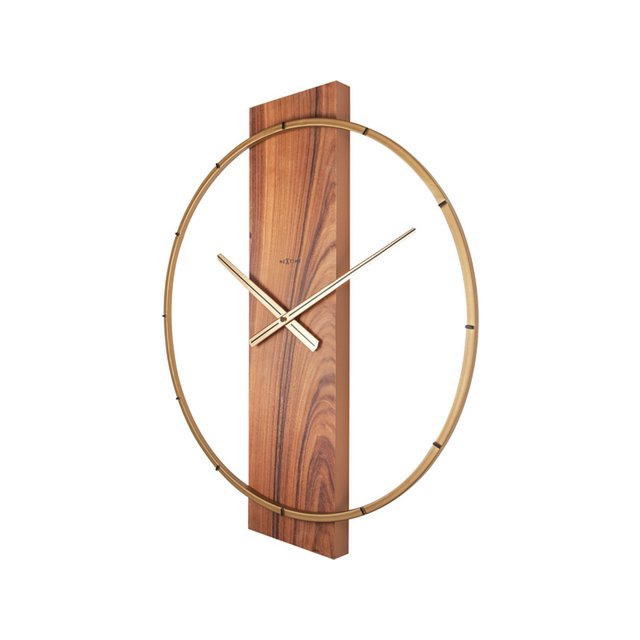 Horloge murale NeXtime Carl 50,8 x 58,2 cm marron
