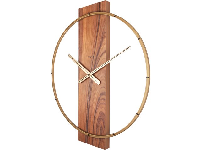 Vægur NeXtime Carl 50,8 x 58,2 cm brun