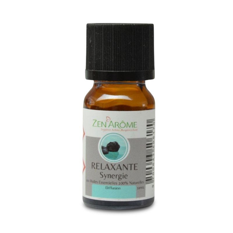 Sinergia de aceites esenciales - Relajante - 10 ml - Uso para Difusión - Envasado en Francia