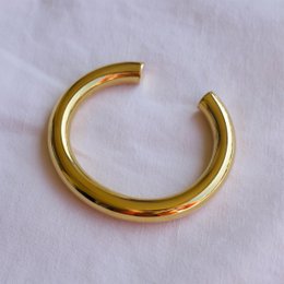Fisk - Chunky Bracelet Manchette Poli Or Argent