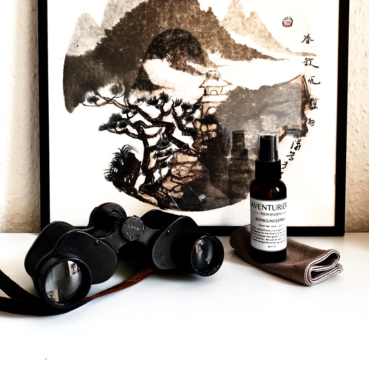 AVENTURiER reinigingsspray ''Tea'' 50ml met 1 x microvezeldoek