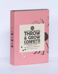 Throw and Grow confetti - let love grow