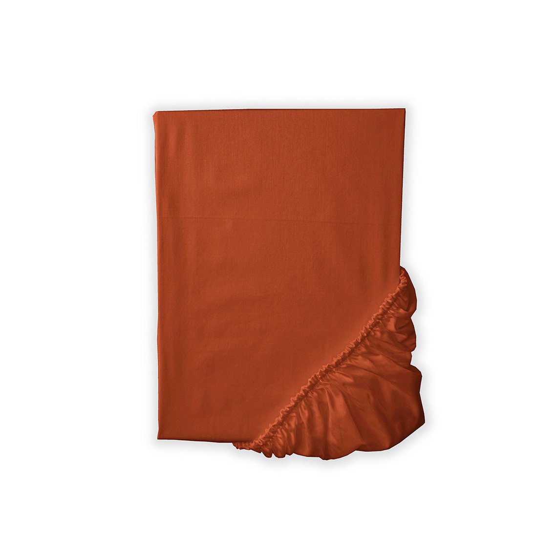 Satinplade med gummi Solid Terracotta