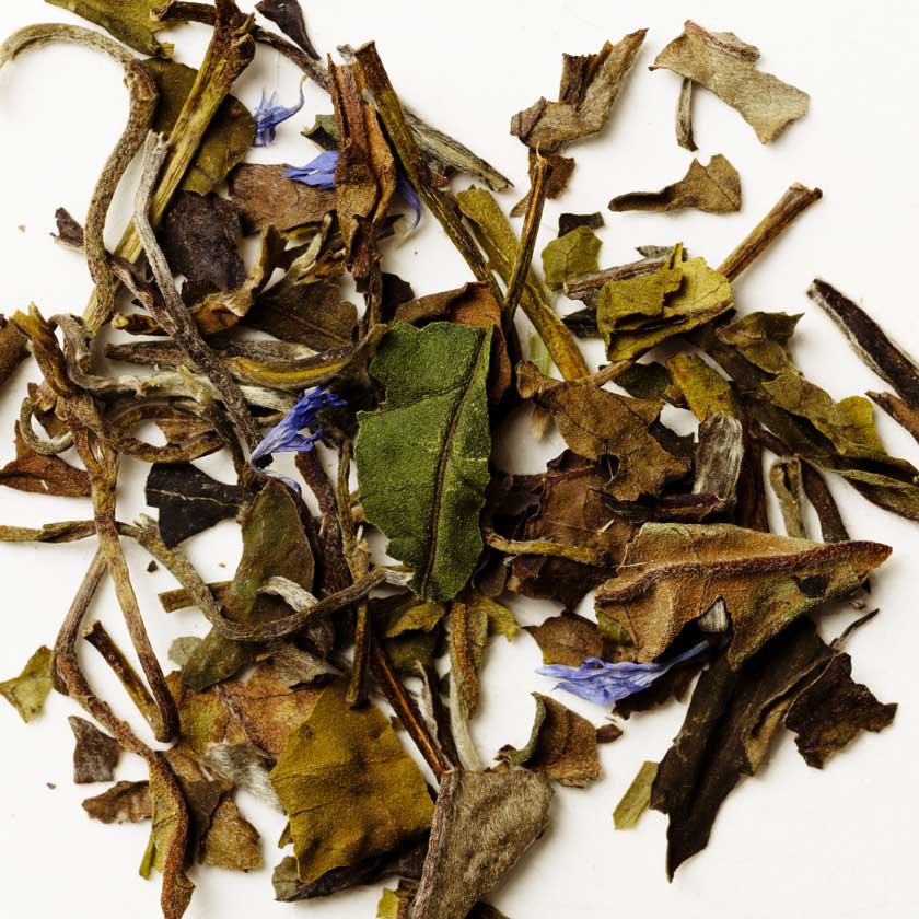 No. 73: Pai Mu Tan White Tea | Cornflower | Bergamot