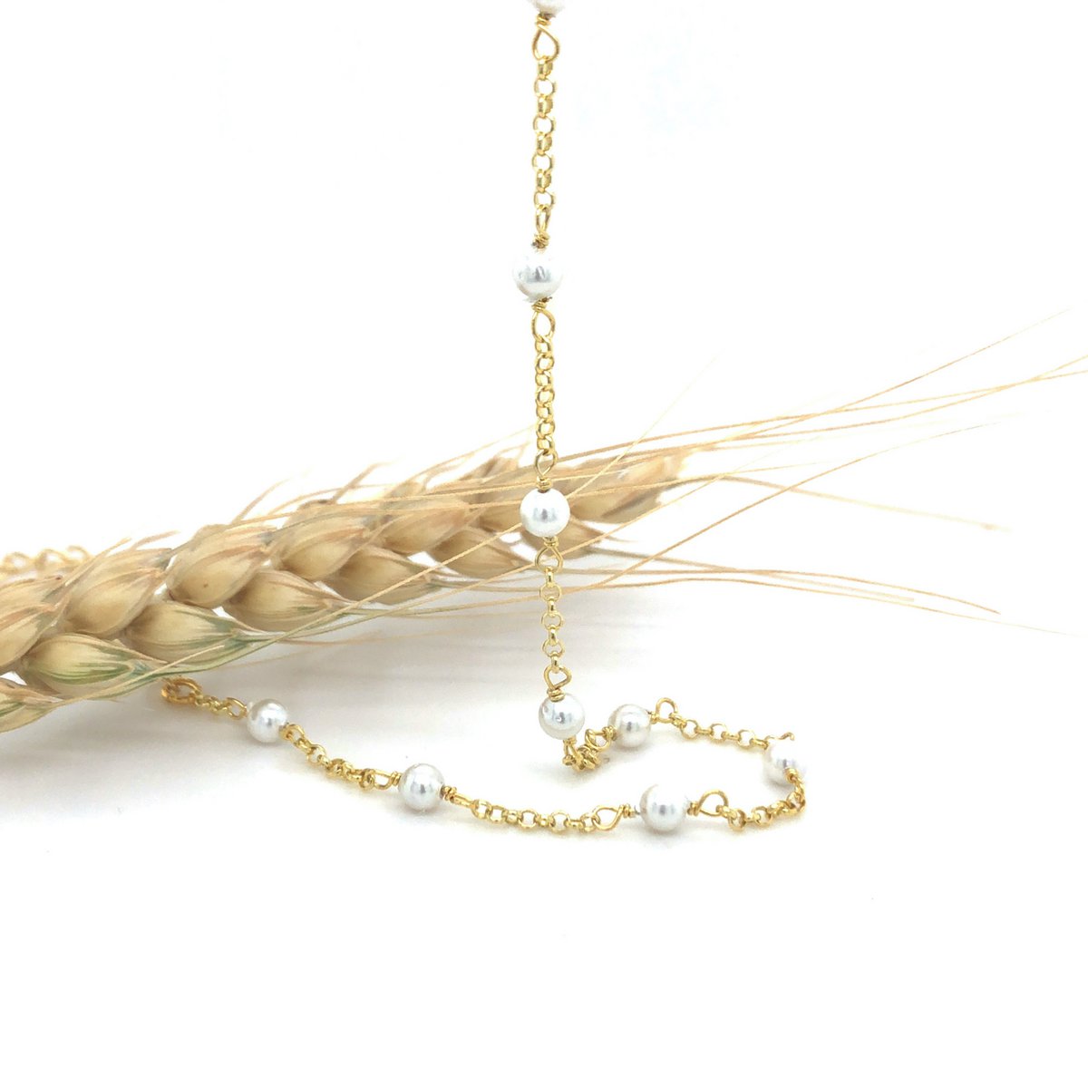 Collana con perle in argento 925