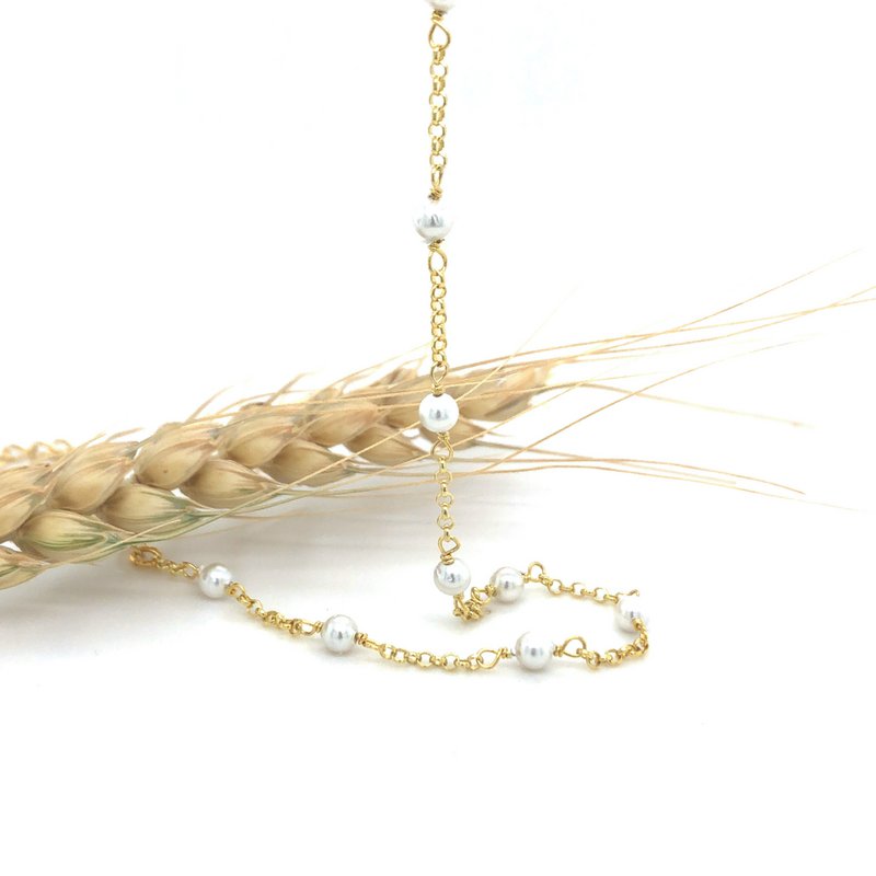 Collana con perle in argento 925