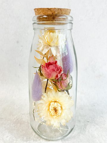 Glass bottle, various color options