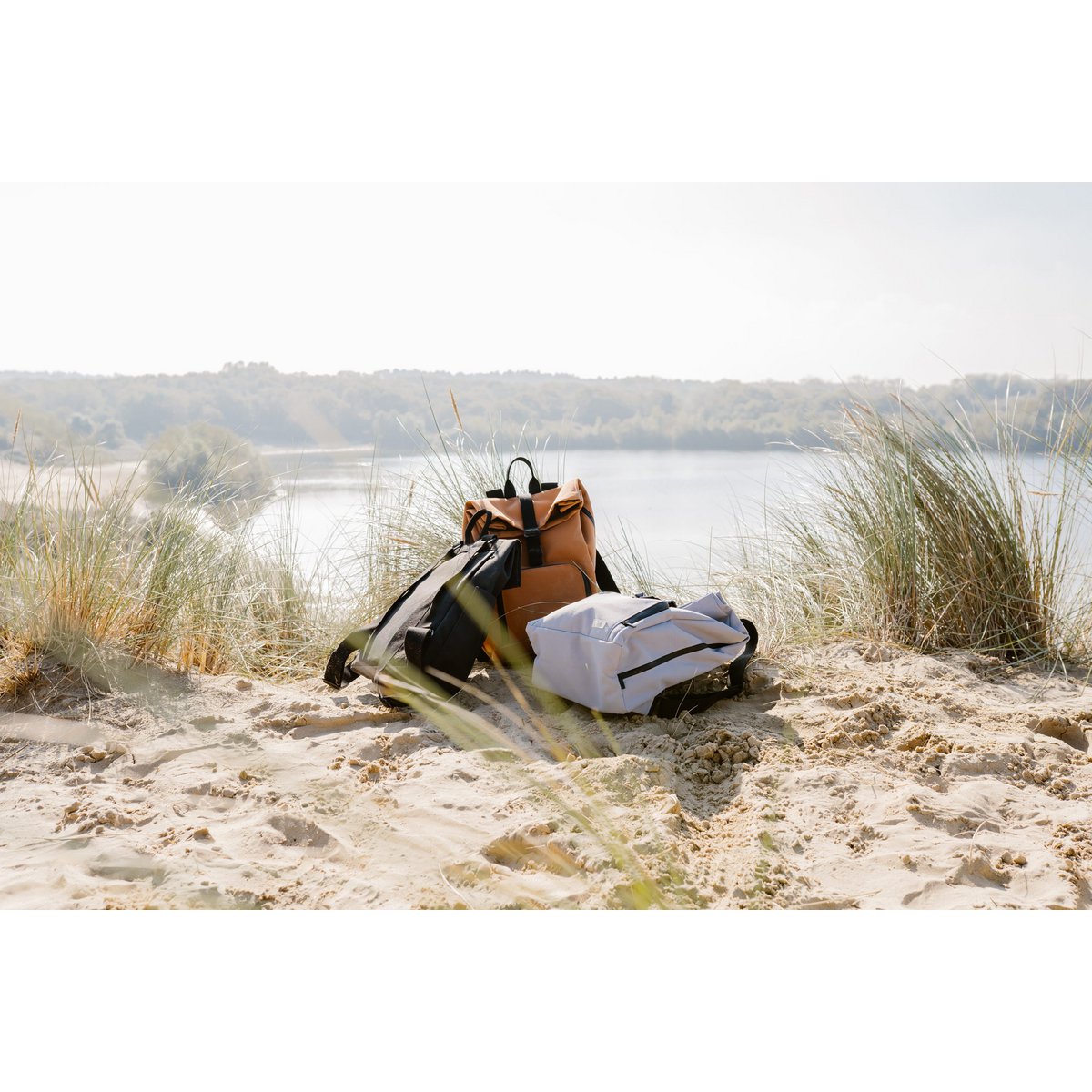vegan bag | canvas - sunset cognac