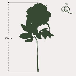 Kunstige blomster Solo - Lyserød - Pæoner - x 5 - 65cm