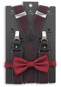 Sir Redman bretels combipack Elegance bordeaux