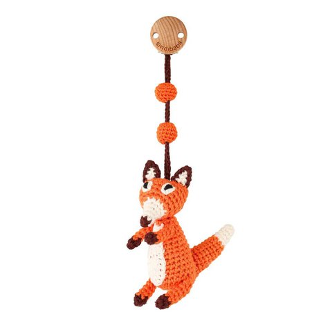 Gehaakte speelboog hanger vos FRED