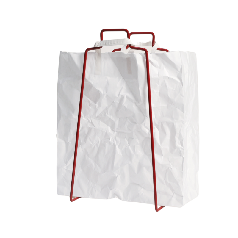 HELSINKI paper bag holder ruby red