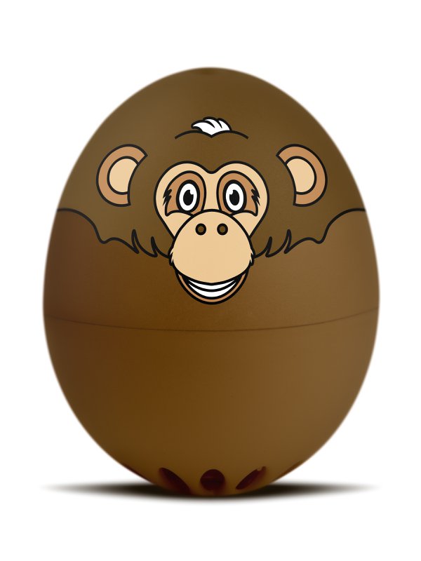 Huevo con pitido de mono / Temporizador de huevos inteligente
