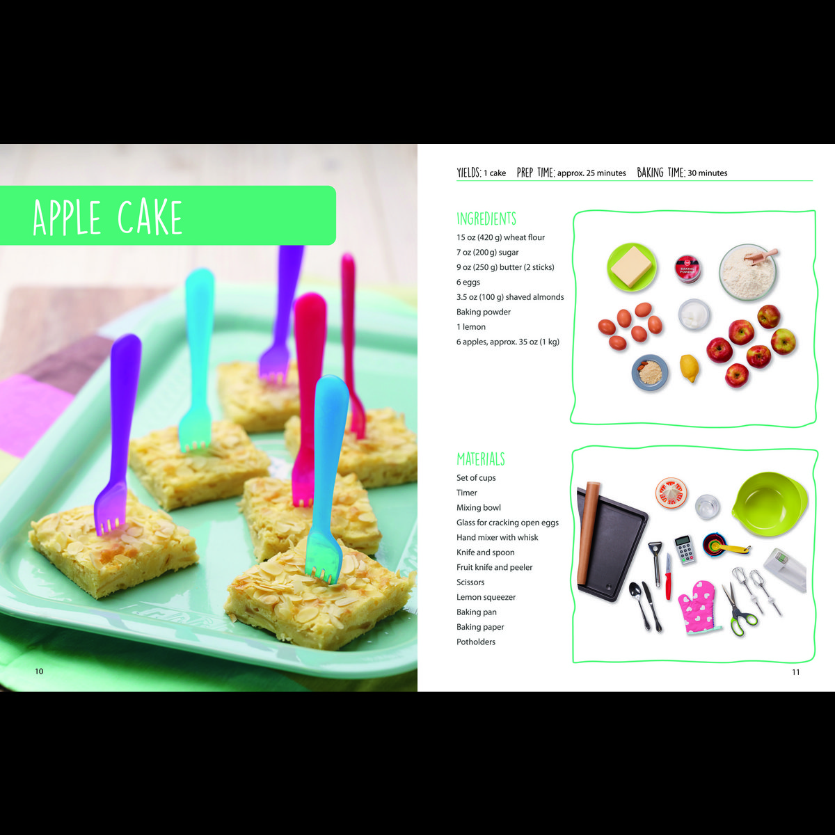Livre de recettes Kids Easy Cup : Cuisiner avec les enfants (Partie 1), Coffret de pâtisserie incl. 5 tasses à mesurer colorées