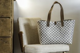 MADRID Basket, shopping bag più borsa da spiaggia realizzata con materiali riciclati