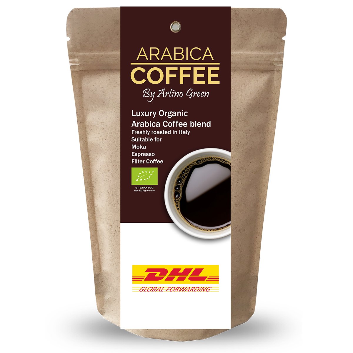 Gepersonaliseerde biologische Arabica-koffie