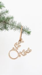 Colgante navideño Reno