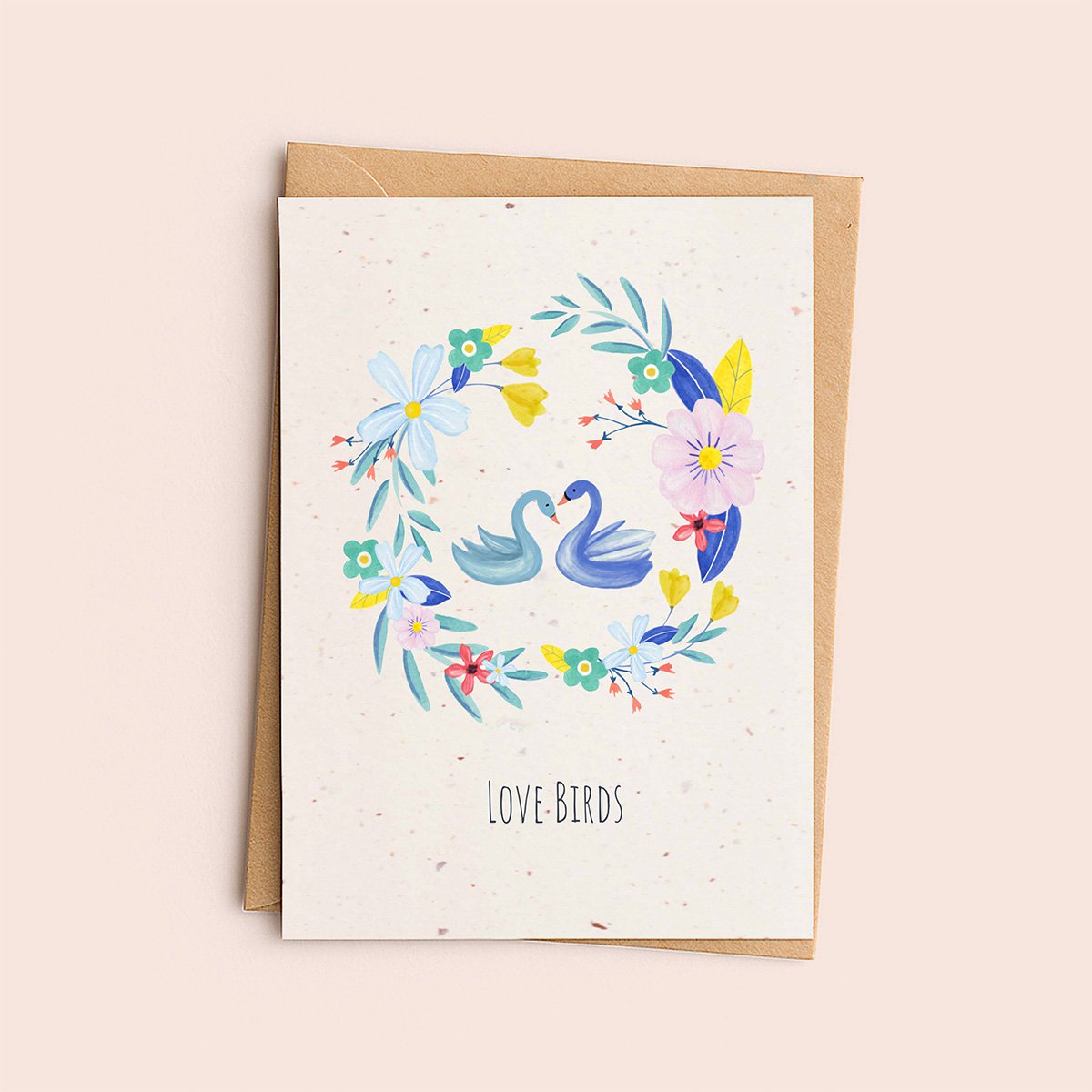 Greeting card 'Love birds'