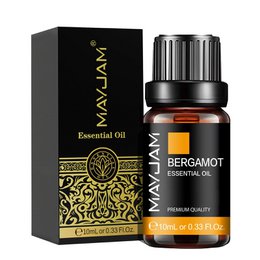 MAYJAM 10ML Lavender Lemongrass Jasmine Vanilla Eucalyptus Rose Lemon Essential Oil For Humidifier Diffuser Candle Making