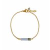 Armband Aquamarijn & Labradoriet - Goud