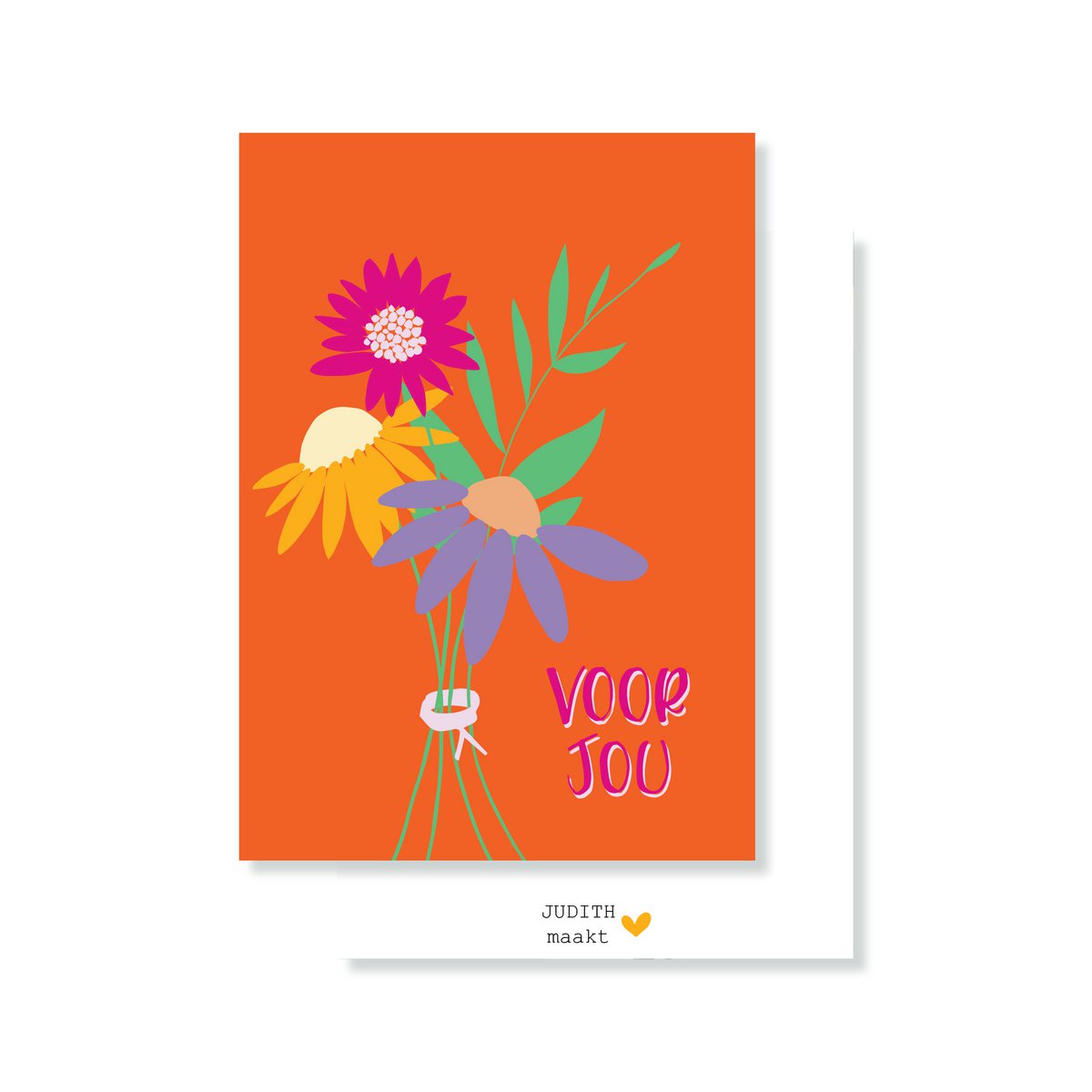 Kaart - Vaas met bloemen