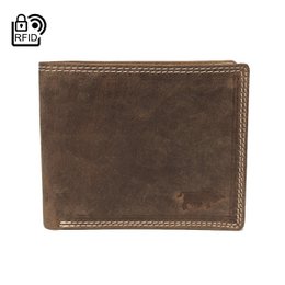Herrenbrieftasche aus Büffelleder – Kompaktmodell – RFID
