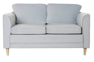 BANK POLIESTER MADERA 136X76X82 AZUL CELESTE MB190885
