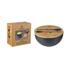 Bowl and bamboo service covers