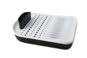 Afdruiprek wit-zwart LIVIO 4038