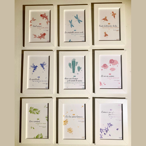 Lotto di 9 Cartoline 10 X 15
