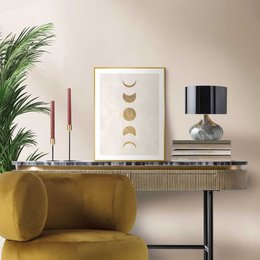 Quadro Cornice Slim Fasi Lunari 40x30