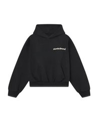 Felpa Oversize Nera 330g No Fear Boxy Fit Made in Italy | Horda